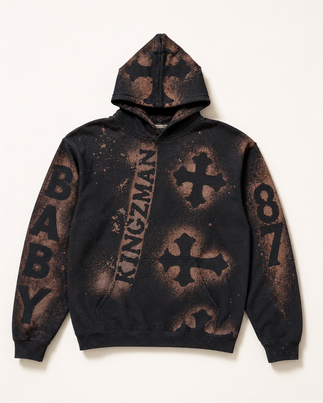 Baby Kingzman Crosses Hoodie – front